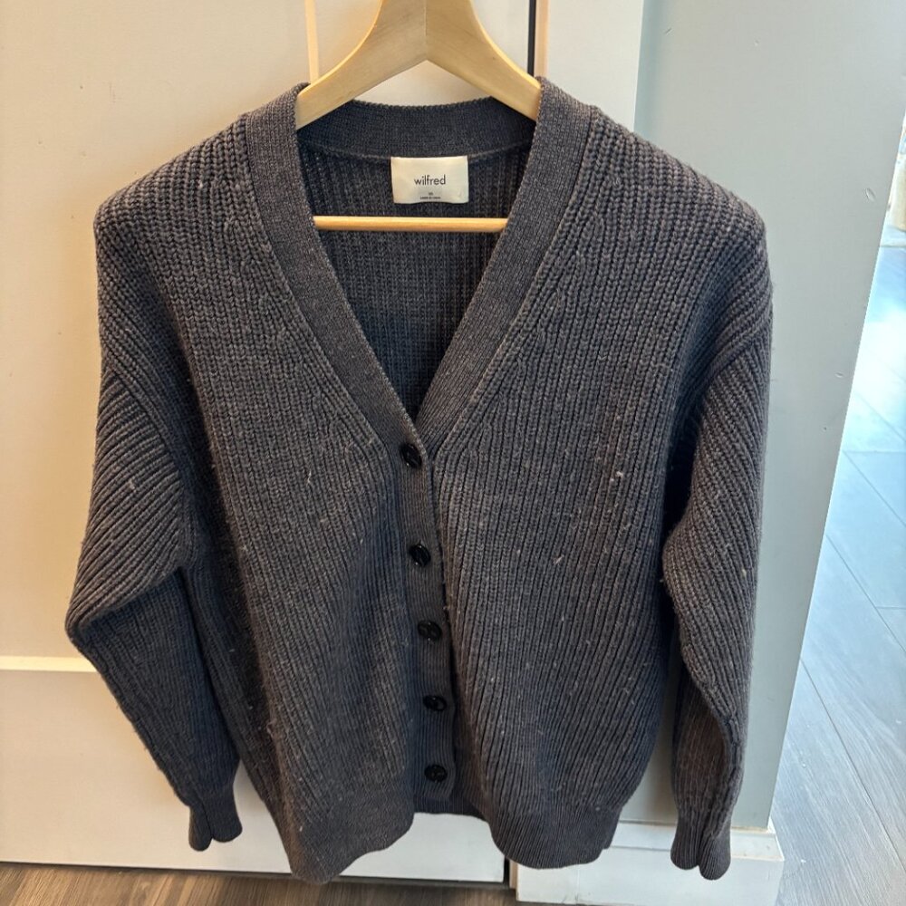 Aritzia Storybook Merino Wool Cardigan